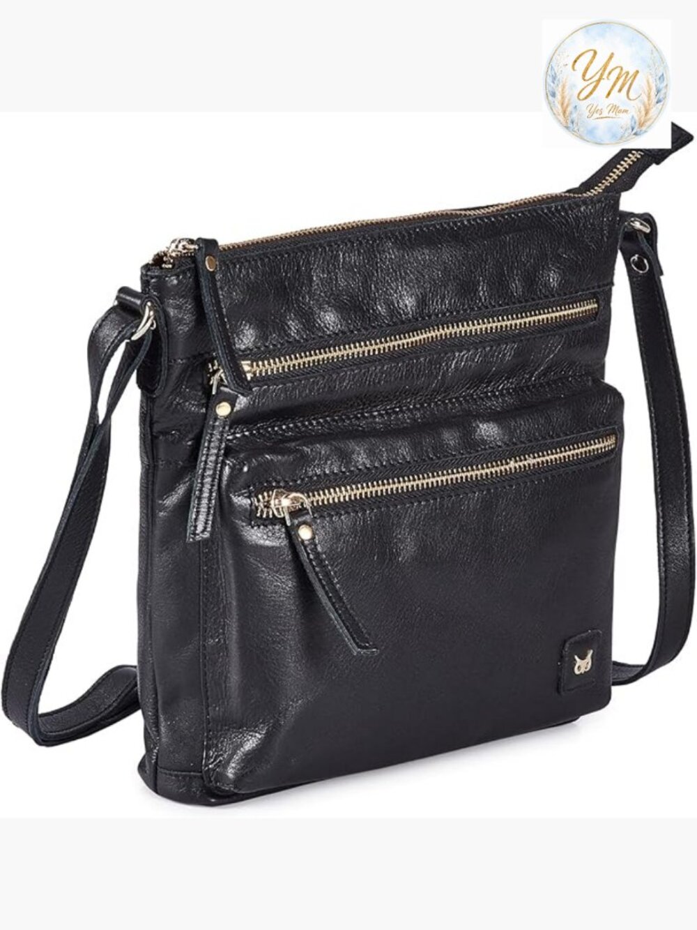 Genuine Leather Crossbody Sling Bag for Women Travel Handbag